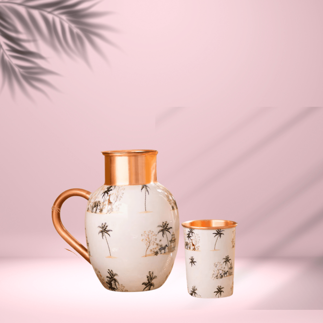 COPPER JUG & TUMBLER - Adroit India